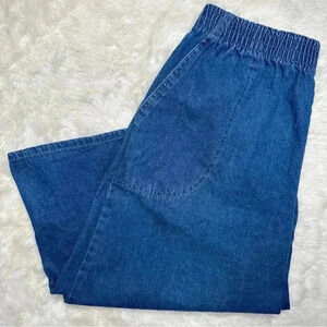 Koret City Blues Vintage Crop Jeans Extra Wide Leg  Medium Wash Size 14
